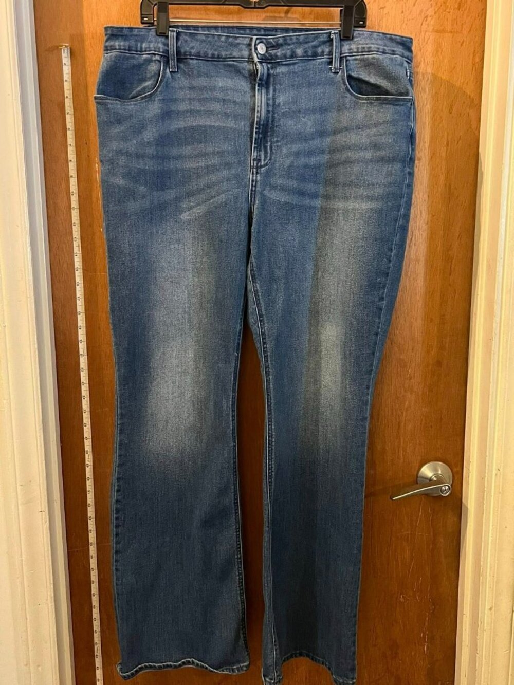 🐻Size 18 Tall - Old Navy - High Rise Wow Flare Blue Denim Jeans W40"/L32"